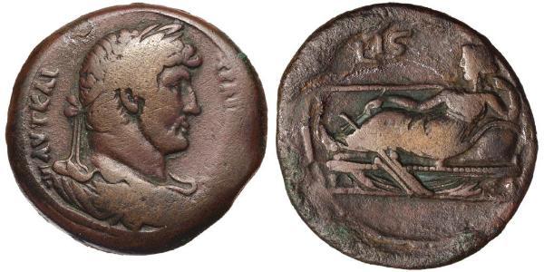 1 Hemidrachm Римский Египет (30BC – 641)  Адриан (76 - 138) 