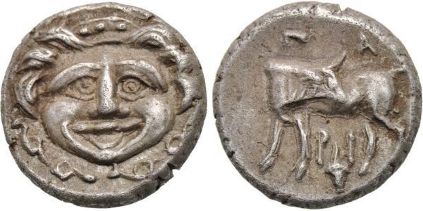 1 Hemidrachm Древняя Греция (1100BC-330) Серебро 