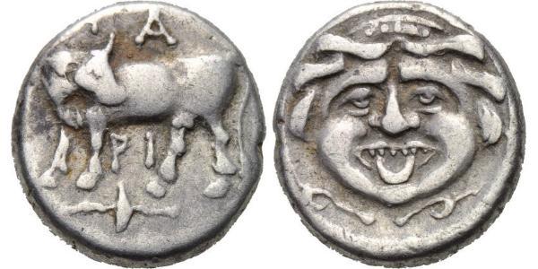 1 Hemidrachm Древняя Греция (1100BC-330) Серебро 