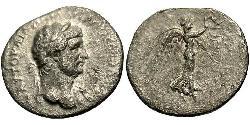 1 Hemidrachm Римская империя (27BC-395) Серебро Адриан (76 - 138) 