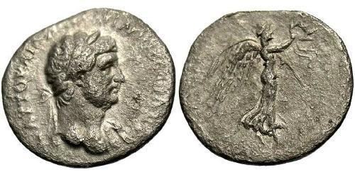 1 Hemidrachm Римська імперія (27BC-395) Срібло Адріан (76 - 138) 