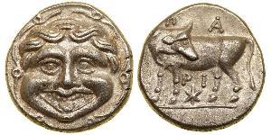 1 Hemidrachm Стародавня Греція (1100BC-330) Срібло 