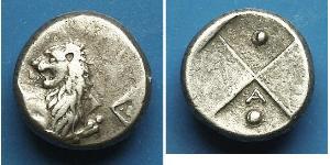 1 Hemidrachm Стародавня Греція (1100BC-330) Срібло 