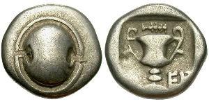 1 Hemidrachm Boeotia 銀 