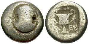 1 Hemidrachm Boeotia 銀 