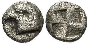1 Hemiobol Grecia antica (1100BC-330) Argento 