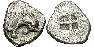 1 Hemiobol Grecia antica (1100BC-330) Argento 