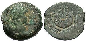 1 Hemiobol Imperio romano (27BC-395) Bronce Augusto (63BC- 14) 