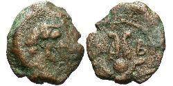 1 Hemiobol Roman Empire (27BC-395) Bronze Antoninus Pius  (86-161)