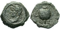 1 Hemiobol Römische Kaiserzeit (27BC-395) Bronze Hadrian  (76 - 138) 