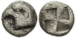 1 Hemiobol Antigua Grecia (1100BC-330) Plata 