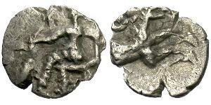 1 Hemiobol Antikes Griechenland (1100BC-330) Silber 