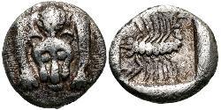 1 Hemiobol Ancient Greece (1100BC-330) Silver 