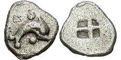 1 Hemiobol Ancient Greece (1100BC-330) Silver 