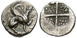 1 Hemiobol Древняя Греция (1100BC-330) Серебро 