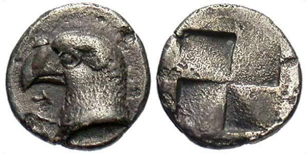 1 Hemiobol Древняя Греция (1100BC-330) Серебро 