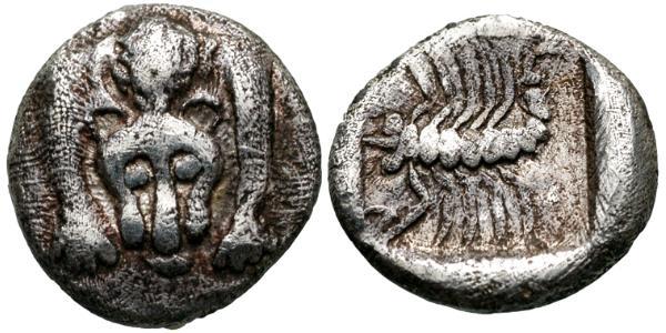 1 Hemiobol Древняя Греция (1100BC-330) Серебро 