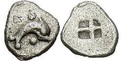 1 Hemiobol Ancient Greece (1100BC-330) 銀 