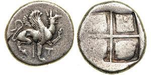 1 Hemiobol Ancient Greece (1100BC-330) 銀 