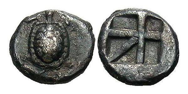 1 Hemiobol Ancient Greece (1100BC-330) 銀 