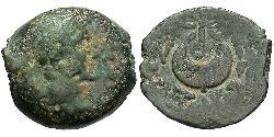 1 Hemiobol 羅馬帝國 青铜 Augustus (63BC- 14) 