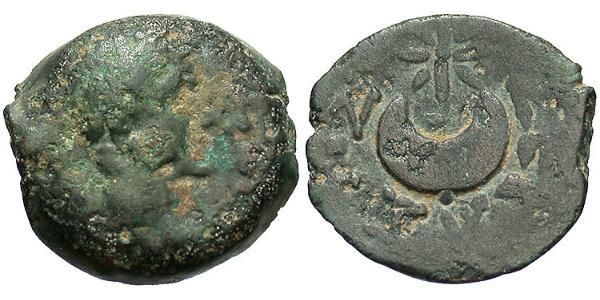1 Hemiobol 羅馬帝國 青铜 Augustus (63BC- 14) 
