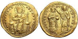 1 Histamenon Byzantine Empire (330-1453) Gold Romanus III Argyrus (968-1034)