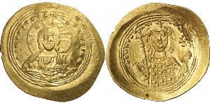 1 Histamenon Byzantine Empire (330-1453) Gold Constantine IX Monomachus (1000-1055)