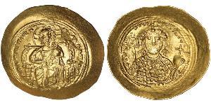 1 Histamenon Byzantine Empire (330-1453) Gold Constantine IX Monomachus (1000-1055)