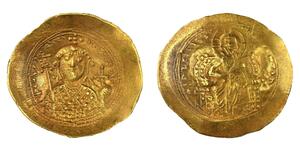 1 Histamenon Byzantine Empire (330-1453) Gold Constantine IX Monomachus (1000-1055)