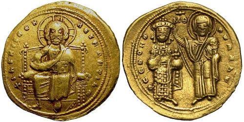 1 Histamenon Imperio bizantino (330-1453) Oro Romain III Argyre (968-1034)