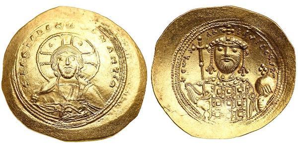 1 Histamenon Византийская империя (330-1453) Золото Константин IX Мономах (1000-1055)
