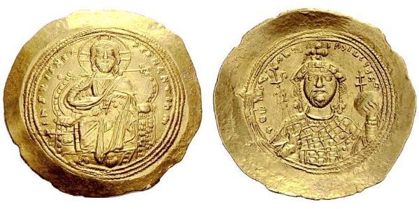 1 Histamenon Византийская империя (330-1453) Золото Константин IX Мономах (1000-1055)