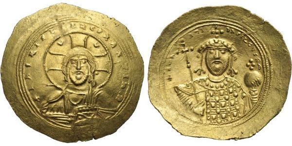 1 Histamenon Византийская империя (330-1453) Золото Константин IX Мономах (1000-1055)