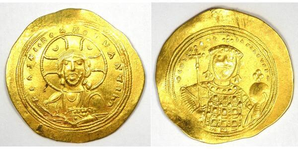 1 Histamenon Византийская империя (330-1453) Золото Константин IX Мономах (1000-1055)