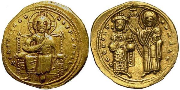 1 Histamenon 拜占庭帝国 金 Romanus III Argyrus (968-1034)