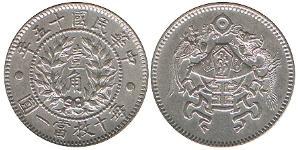 1 Jiao Volksrepublik China Silber 