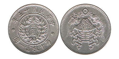 1 Jiao Volksrepublik China Silber 