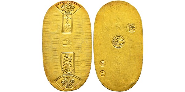 1 Koban Tokugawa shogunate (1600-1868) Gold 