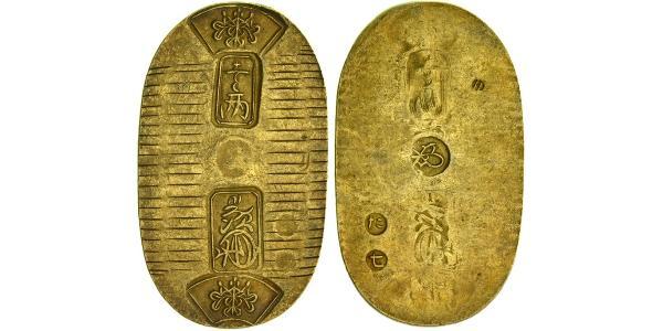 1 Koban Сьоґунат Едо (1600-1868) Золото Emperor Kōmei (1831 - 1867)