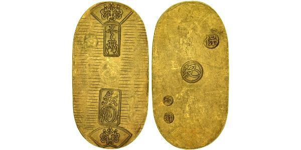1 Koban 江户幕府 (1600 - 1868) 金 