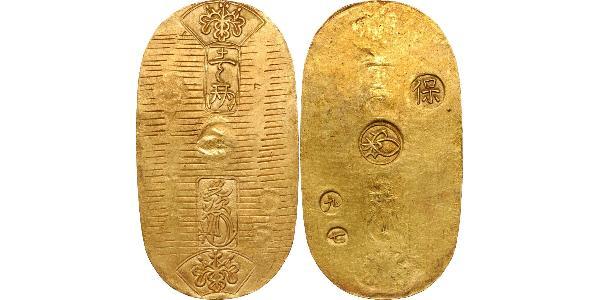1 Koban 江户幕府 (1600 - 1868) 金 