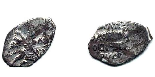 1 Kopeck 俄罗斯沙皇国 (1547 - 1721) 銀 