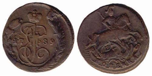 1 Kopeke Russisches Reich (1720-1917) Kupfer Katharina II (1729-1796)