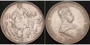 1 Korona Autriche-Hongrie (1867-1918) Argent Franz Joseph I (1830 - 1916)