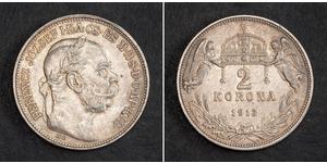 1 Korona Ungarn Silber 