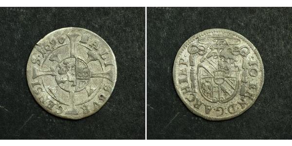 1 Kreuzer Salzbourg Argent 