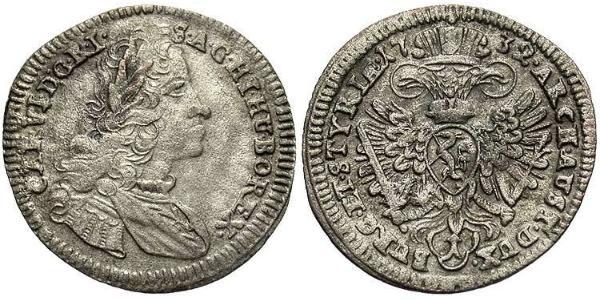 1 Kreuzer Austria Argento 