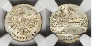 1 Kreuzer Germania Argento 