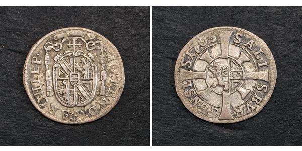 1 Kreuzer Salisburgo Argento 